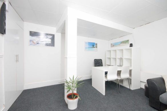 Transformed underutilised space into a spacious office